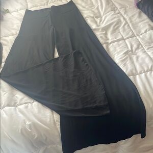Elegant Black Wide-Leg Pants